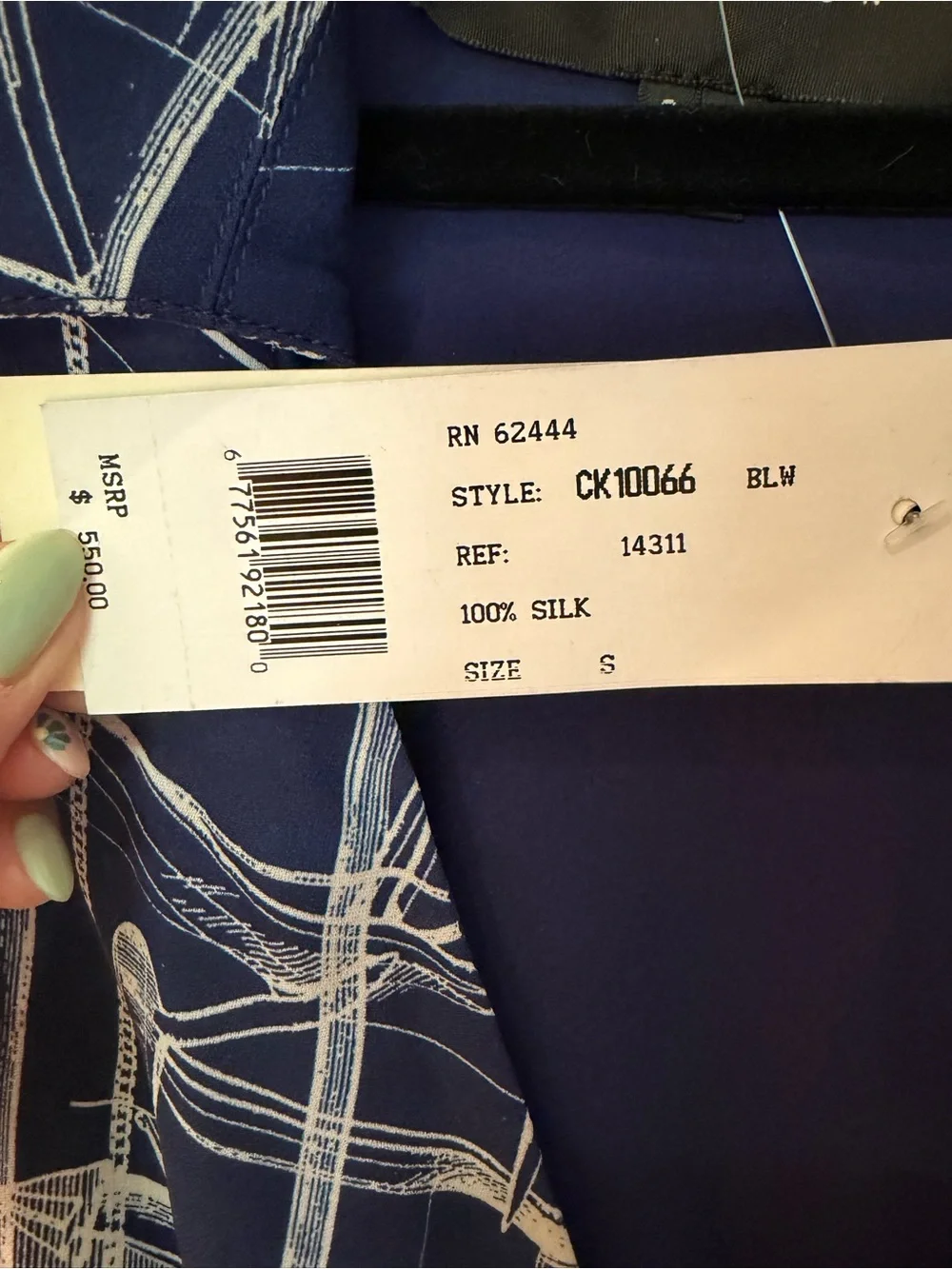 Nicole Miller Blueprint Wrap Dress NWT - Picture 5 of 7